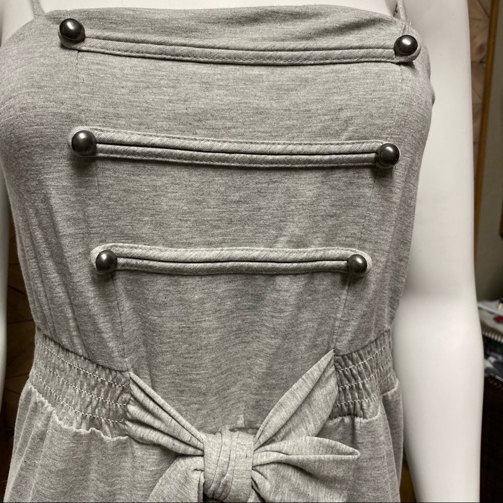 New Self Esteem gray‎ tank dress medium - Picture 3 of 4